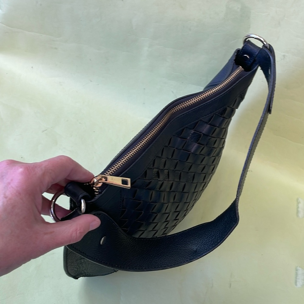 Vintage black Anna Paola pebbled leather bag - Picture 3 of 11